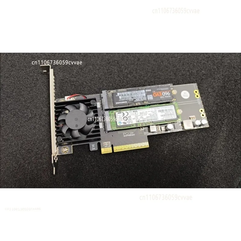 Main Board Without Splitting Four Nvme Expansion Card Expansion 4 M.2 Nvme SSD Master: PLX8747