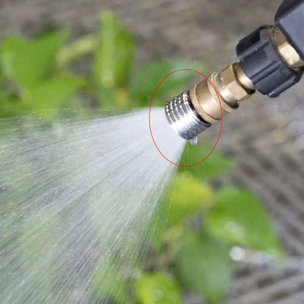

1/4 Quick Connect Car Washing Nozzle High Pressure Stainless Steel Universal Connection Nozzle Universal Small