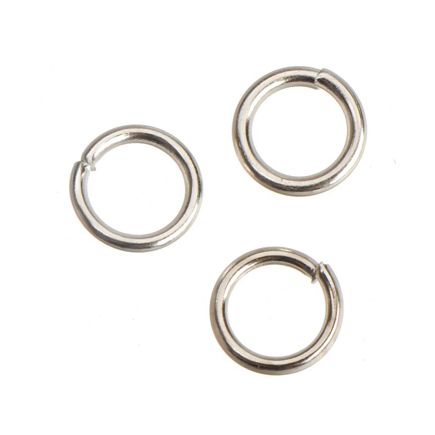 Jewellery Accessories 7mm Jump Rings For Making Bracelets 50g Thickness Metal Diy Open Split Circle Handiwork Crafts Wholesales