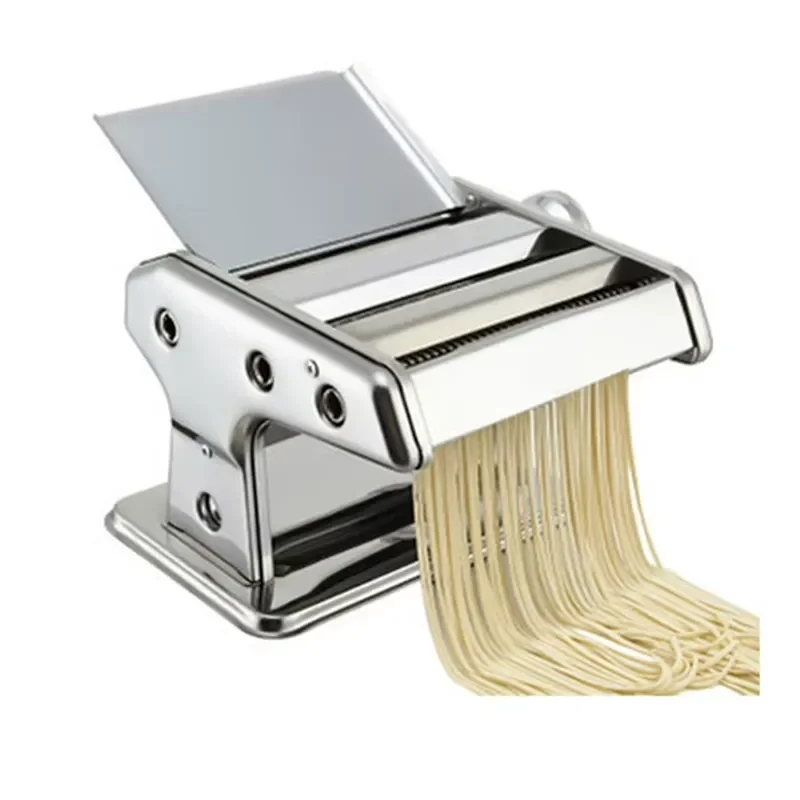 Commercial Self Priming Pasta Maker Machine Durable Electric Noodle Press for Fresh Homemade Spaghetti Lasagna Sheets Kitchen