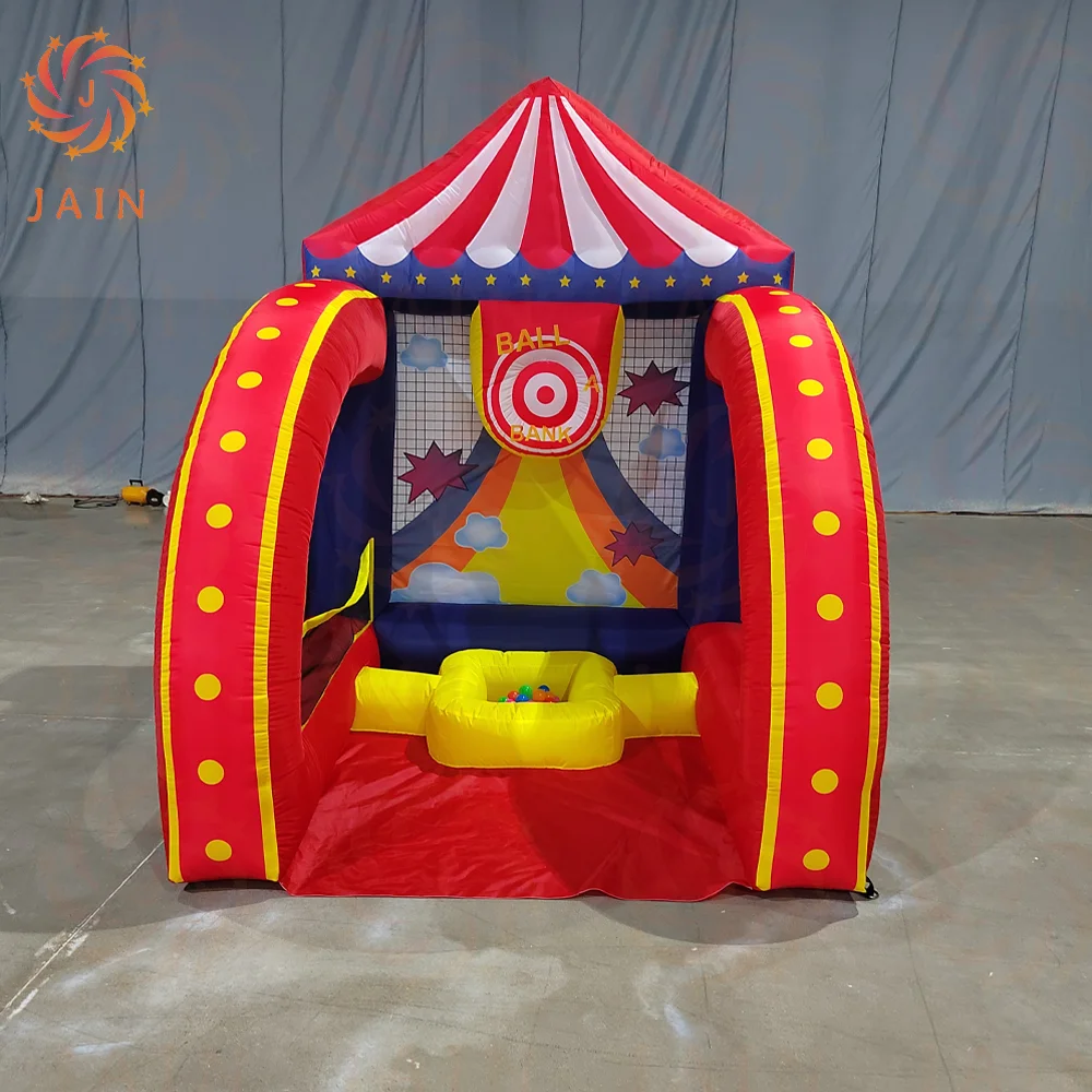 Inflatable Carnival Games Newest Inflatable Bank a Ball Game for Party Backyard With Blower For Outdoor Indoor Games