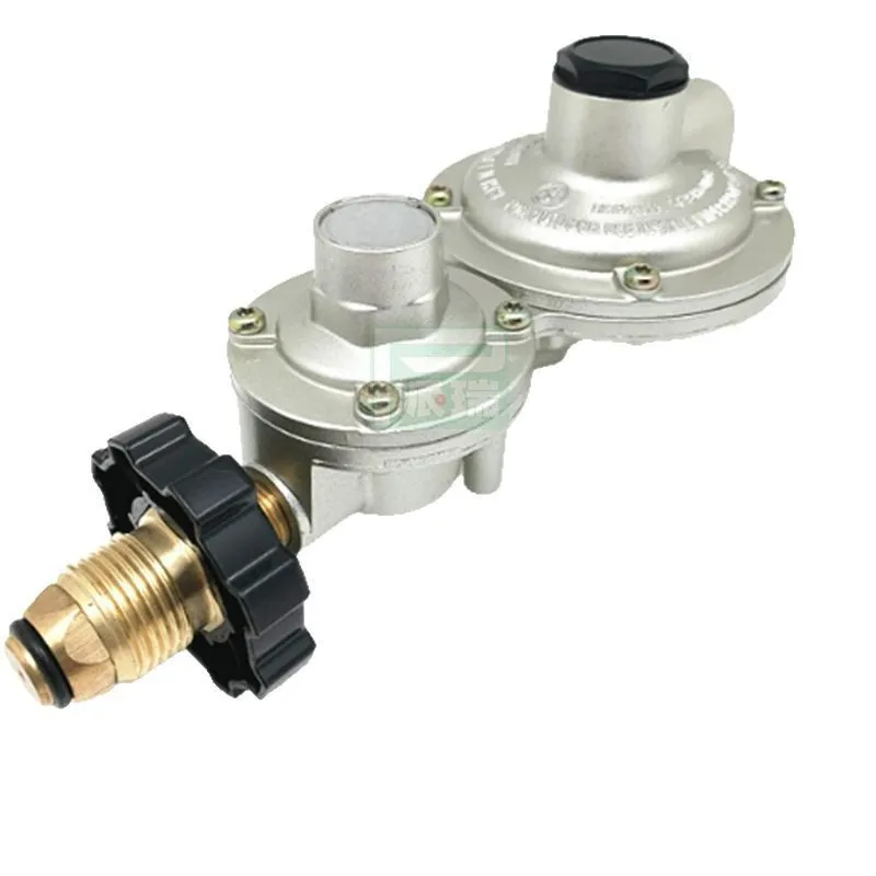 

General purpose low pressure propane with level gauge hose regulating valve such as Perry oven heater brazier