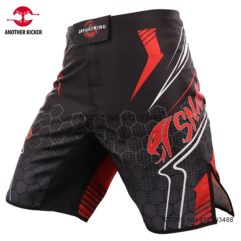 

MMA Shorts High Split Sublimated Boxing Kickboxing Muay Thai Fight Shorts Unisex Adult Youth Vintage Snake Gym Training Pants