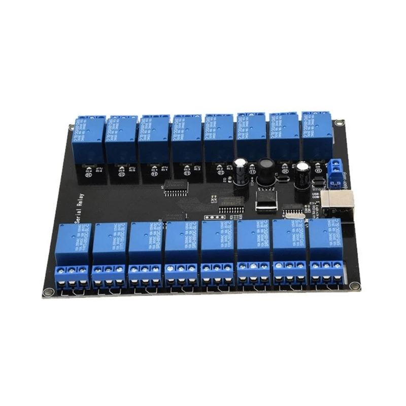 DC7V-38V 16 Channel Relays Module With Optocoupler Relays Output 1 2 4 6 8 Way Relays Module Drop Shipping