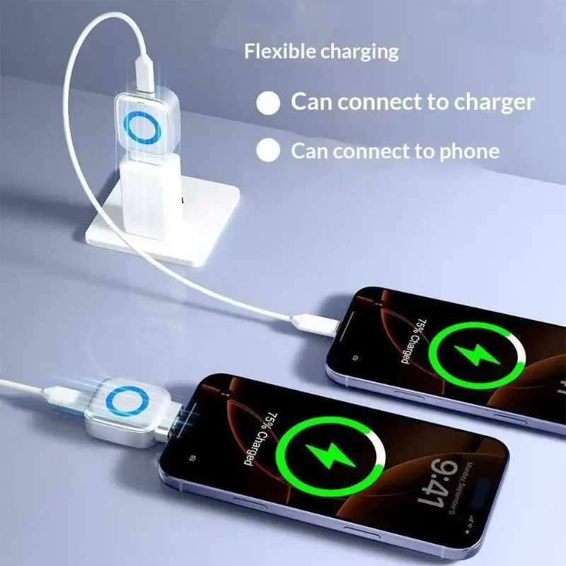 USB C Phone Fully Charged Intelligent Separator Type-C 140W Fast Charging Adapter Phones Full Charge Auto Power Cut Off Charger