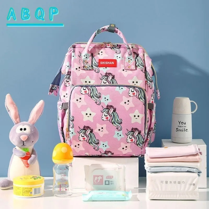 

Новый рюкзак-сумка для подгузников большой вместимости, модный и легкий рюкзак для хранения детских принадлежностей для прогулок