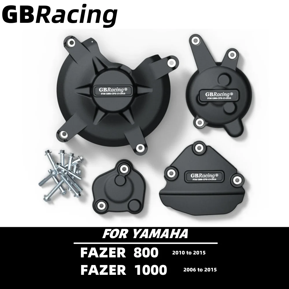 

GBRacing FZ1 FZ8 2006-2015 YAMAHA FAZER 800 1000 Body and Frame, Motorcycle Clutch Water Pump Engine Protective Cover Parts