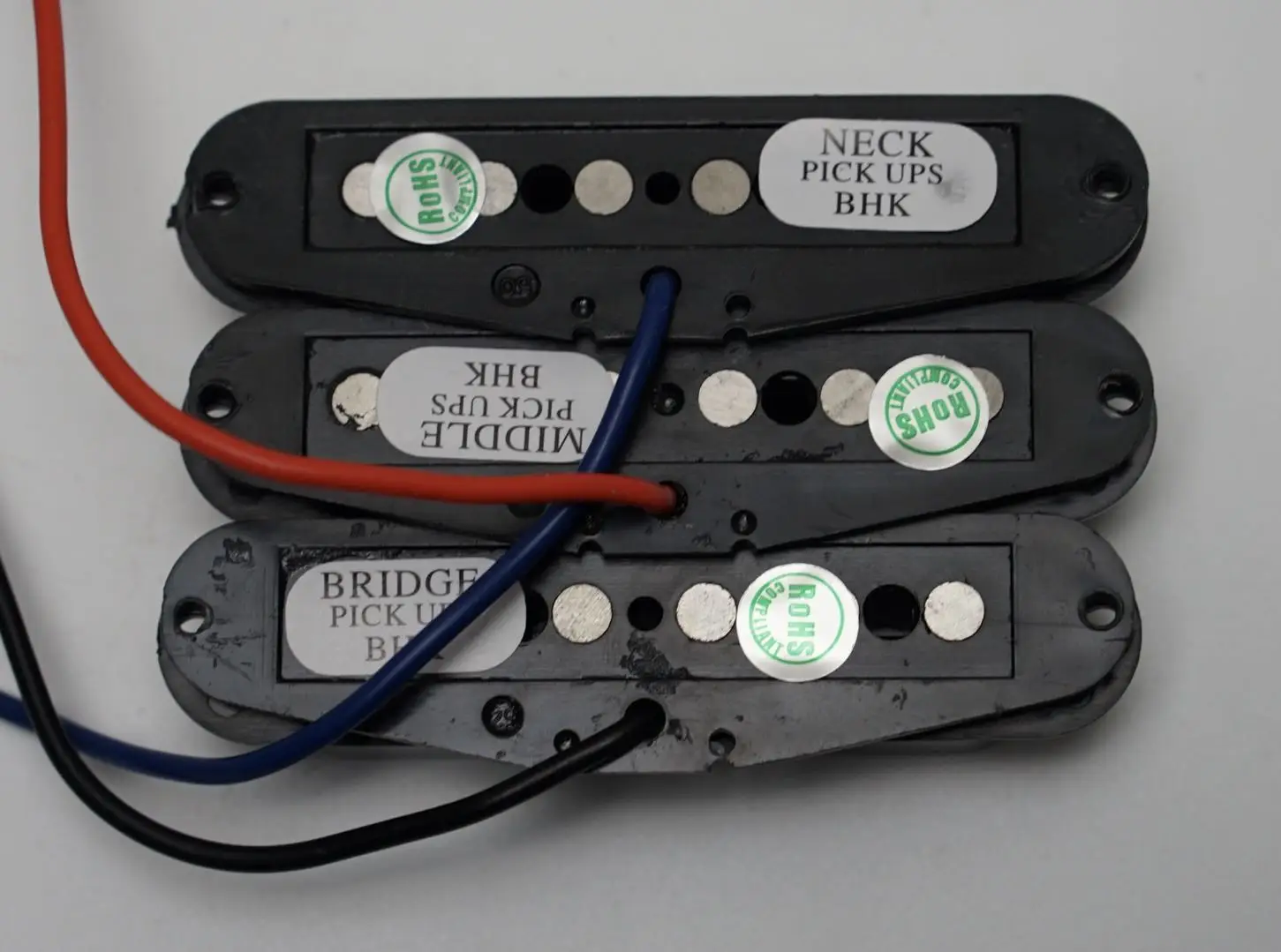 1 Set ( 3 Pieces ) Burns REZ-O-MATIK Single Alnico Pickups for ST Electric Guitar Parts KR(Origin)