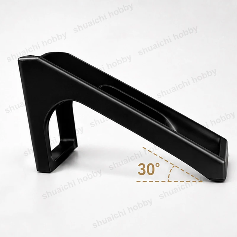 1Pair Universal Tilt Display Stand for 1/8 1/9 Scale Car Model 30-Degree Angled Holder F1 Race Cars/Sports Vehicle Showcase Base
