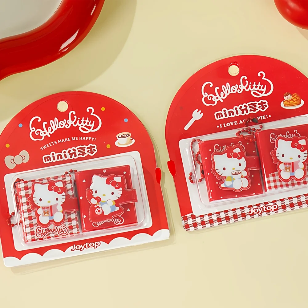 

2pcs Hello Kitty Mini Notebook Student Handbook School Kawaii Elementary Gifts for Girls Write Supplies Girl Birthday Gift
