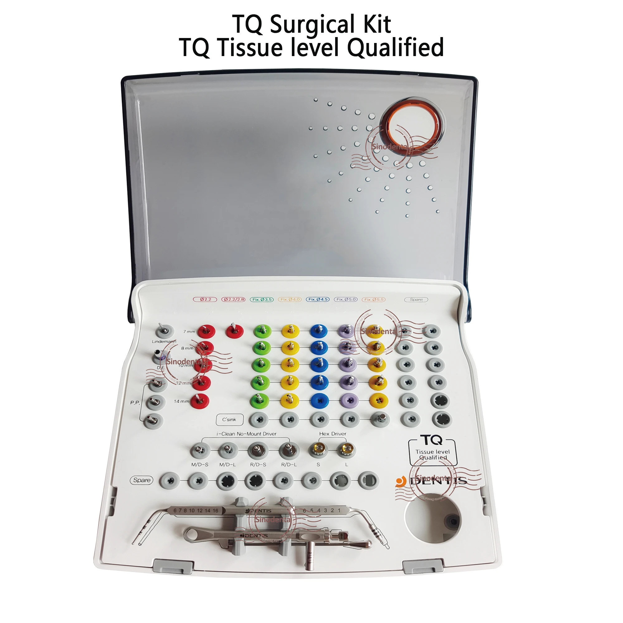 Original Dental Implant Kit Denti TQ Surgical Kit Dental Surgery Tissue Level Qualified Tools Kit SQ TQ for Dental Surgery Used