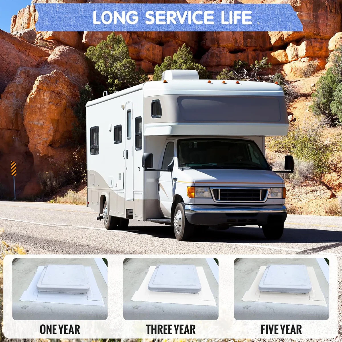 RV Roof Leak Repair Tape -Waterproof & Aging Resistant RV Butyl Tape for RV Repair, Boat Sealing, Truck And Trailer Roof Sealant