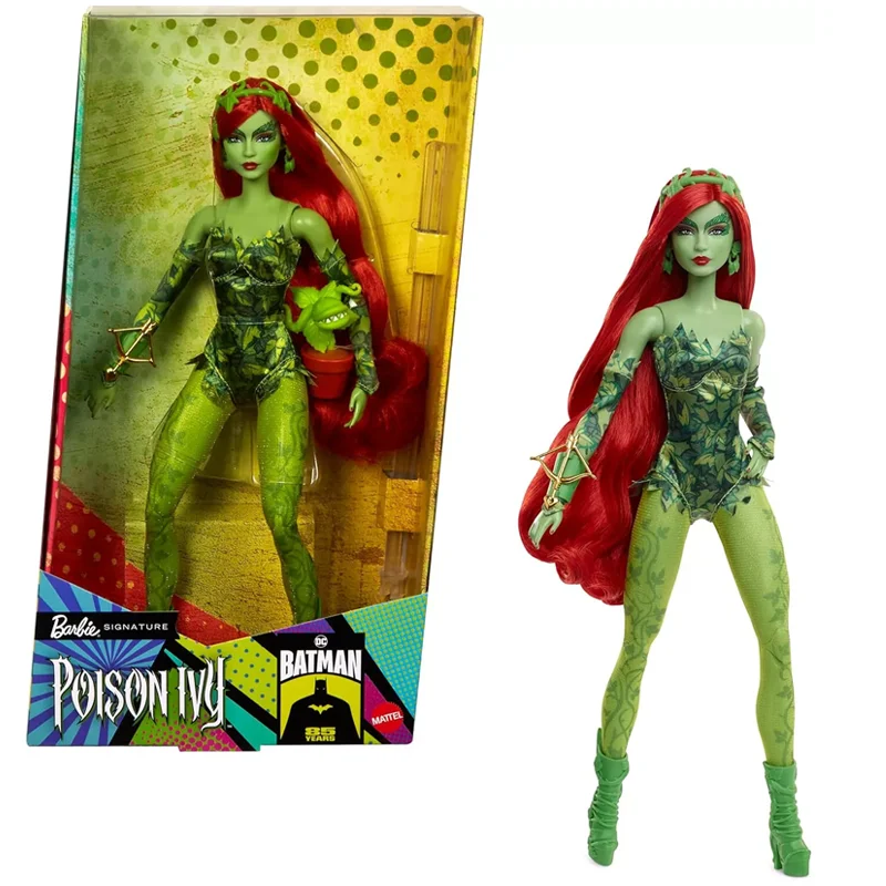 Mattel Barbie Batman 85Th Posion Ivy(Wb) Collectiblet Kids Gift Christmas Gift Toy Cure for Children