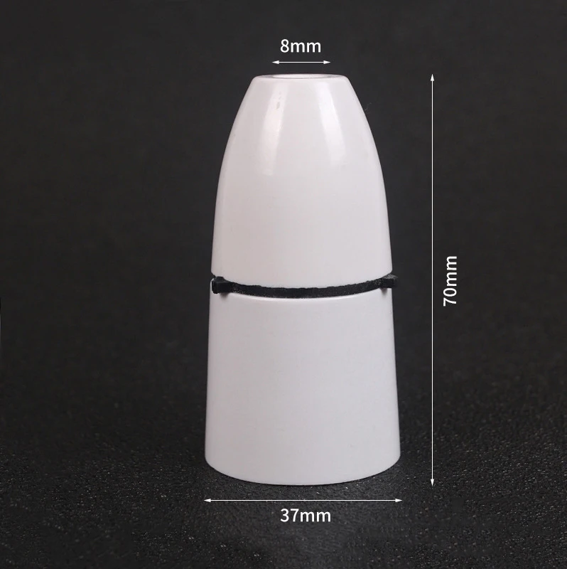 1PCS White Bakelite Screw Ceiling E27 Lamp Holder E27 Bulb Lighting Socket Adapter
