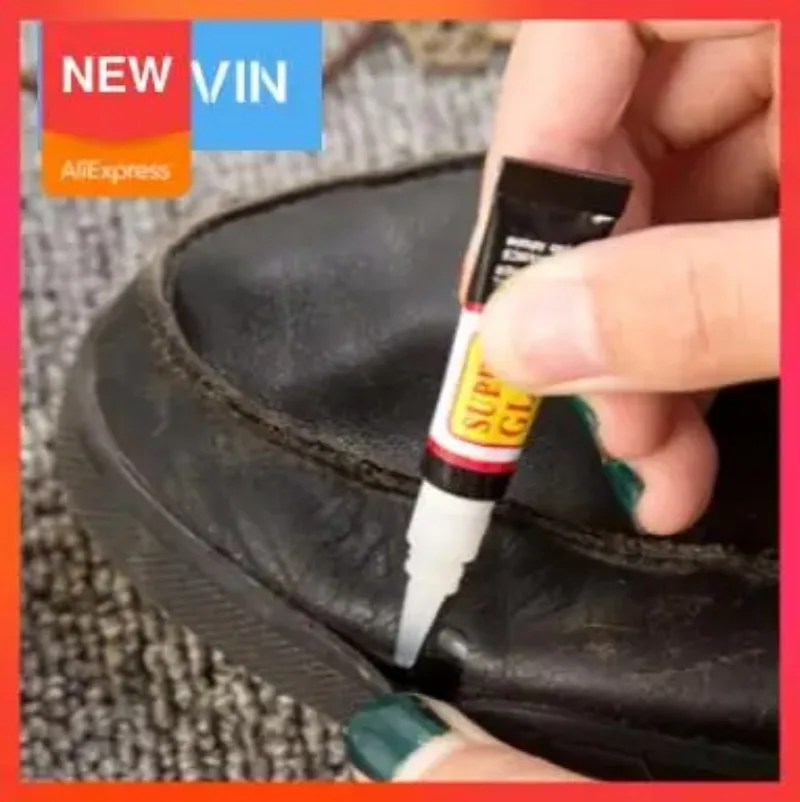 502 Super Glue Instant Strong Bond Waterproof Adhesive Clear Durable Repair Glue for Shoes Leather Wood Rubber And More