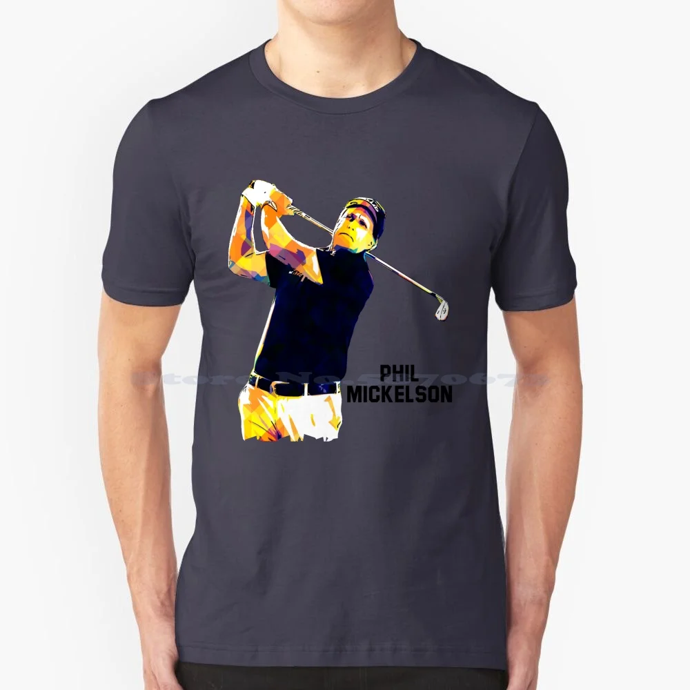 Phil Mickelson Funny T Shirt 100% Cotton Tee Old School Biggy Bigi Smalls B I G Rapping Shakur 2Pac East Coast Notorious Big