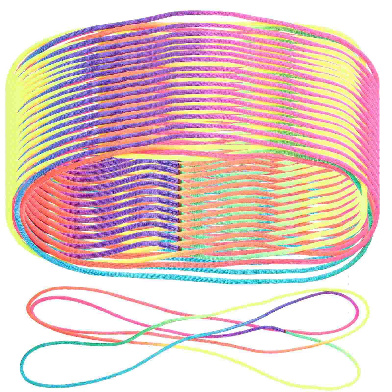 

20 Pcs Elasticity Flip Rope Office Cat Tunnels for Indoor Cats Cloth Interactive Toy