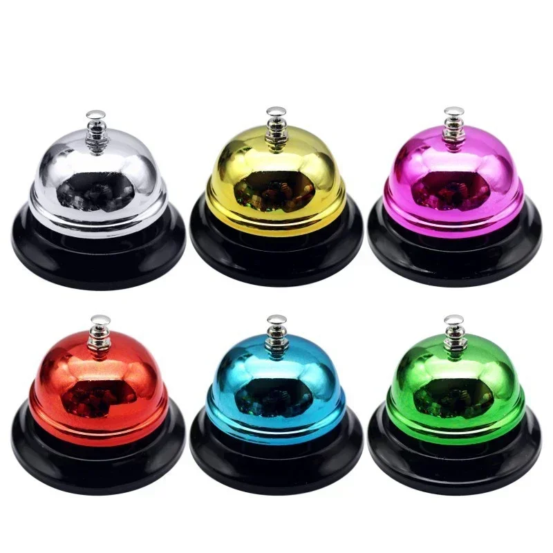 1pcs 65mm Multi-color Bell Hand Bells Christmas Bells Sexy Bell Dining Table Summoning Kitchen Hotel Counter Reception