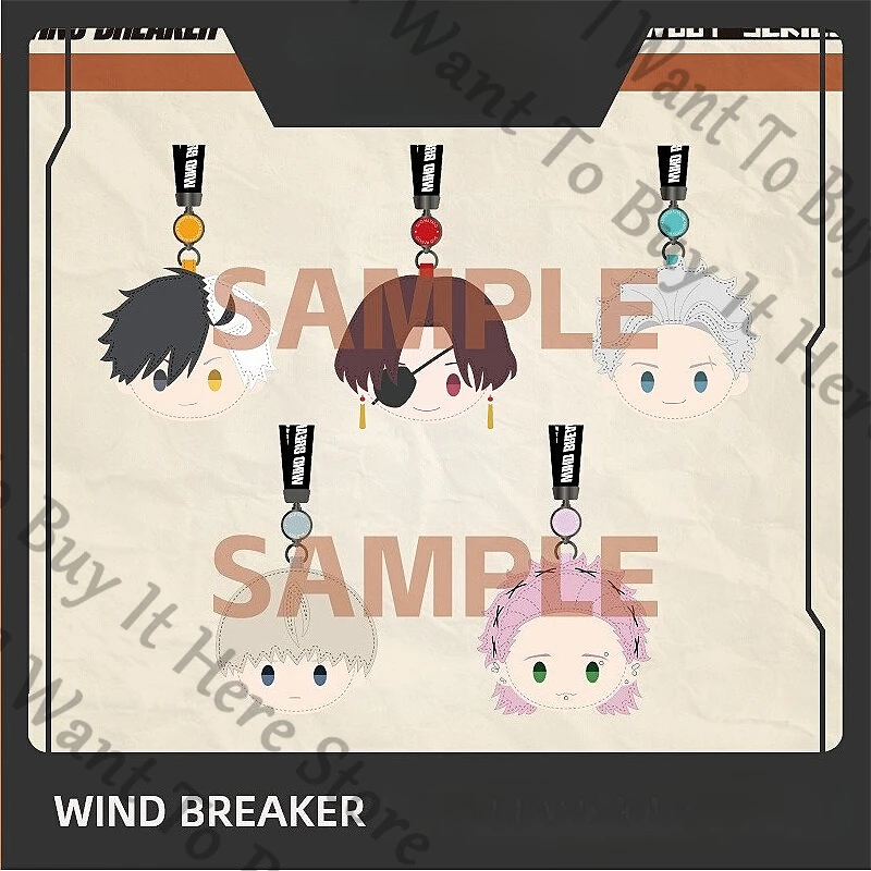 

Anime WIND BREAKER Suo Hayato KAJI REN Kiryu Mitsuki Sakura Haruka Umemiya Hajime Cosplay Cartoon Card Binder Accessory Gift