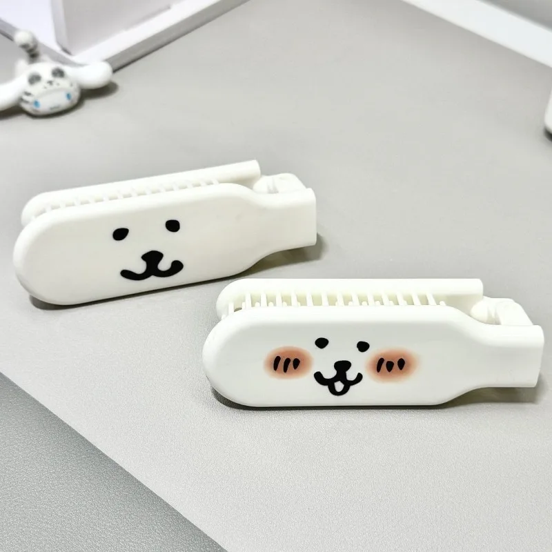 

Joke Bear Comb Cartoon Cute Characters Foldable Air Cushion Massage Comb Handheld Student Portable Travel Gifts Two Piece Set