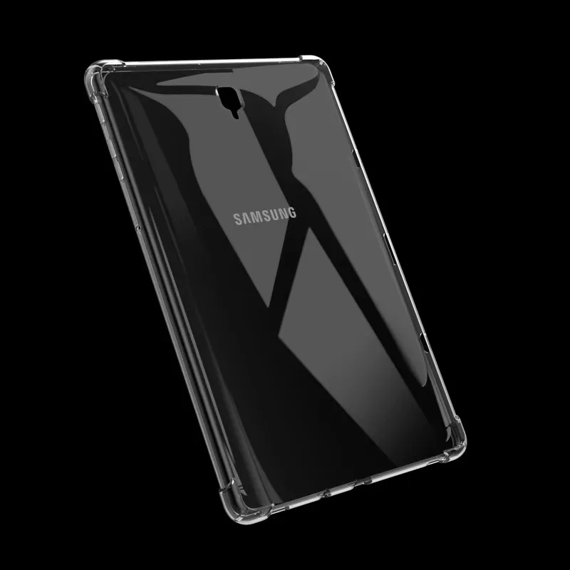 For Samsung Galaxy Tab S4 10.5" 2018 Clear Tablet Protective Case SM-T830 T835 T837A Soft TPU Silicone Shockproof Airbags Cover view 6