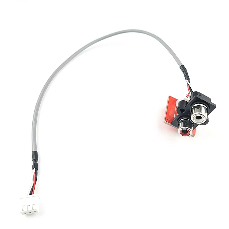 UNISIAN 30cm 2RCA to XH2.54MM  Audio Cable  RCA Signal Input Socket Line Length Extended Interface For Amplifier