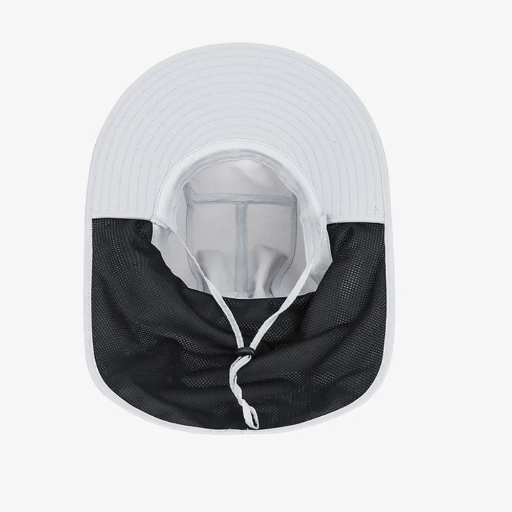 Imagen 4: Sombrero de Sol de Ala Ancha para Exteriores, Ajustable con Solapa para el Cuello, Gorra de Pescador de Secado Rápido y Transpirable, Gorra de Playa