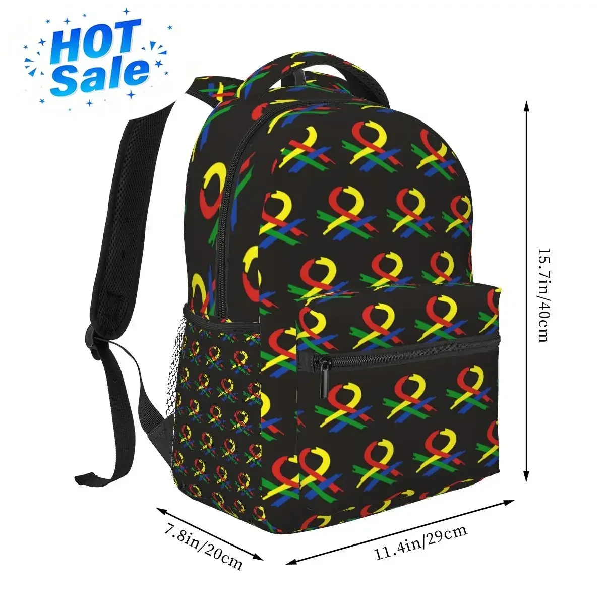 Custom Bag United Colors Of Benetton Backpack Featuring A Single Main Compartment, Perfect Leisurely Strolls, Or Everyda view 2