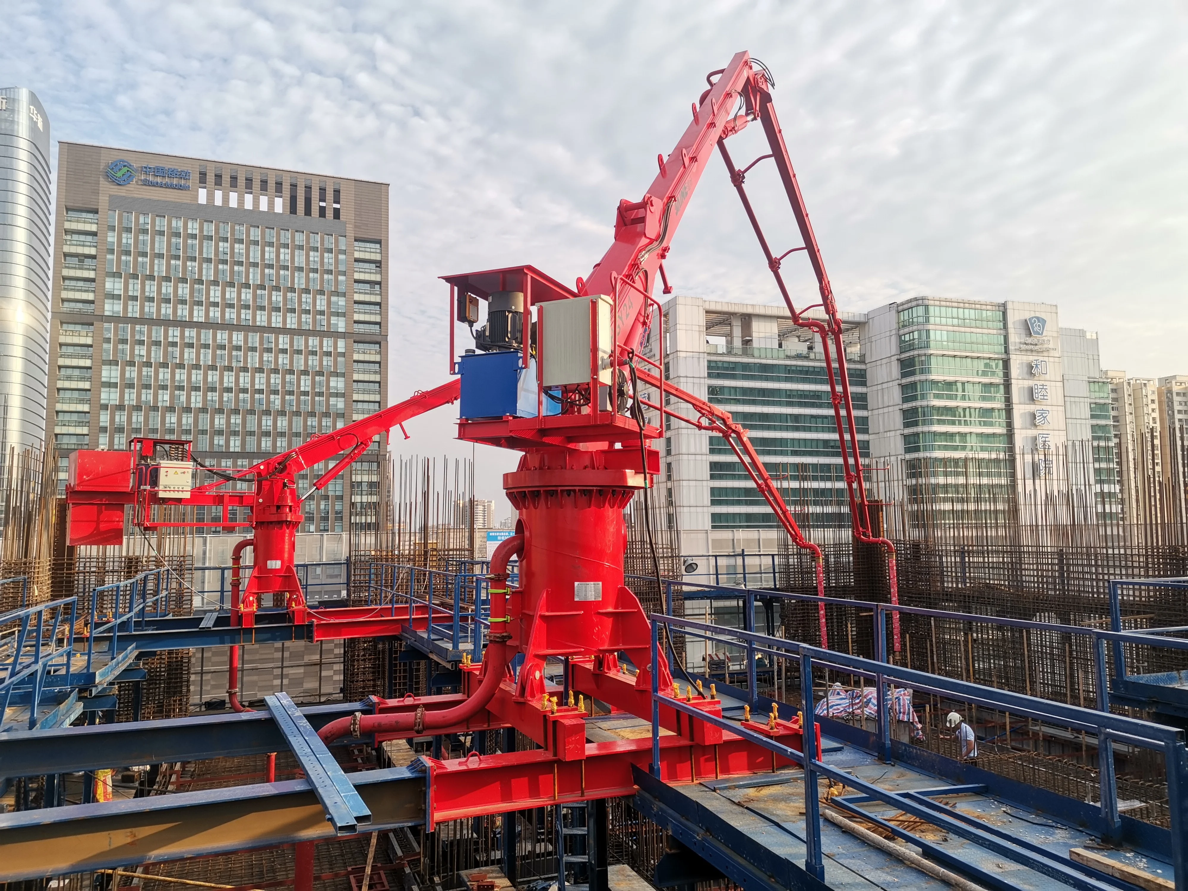 CE Approved Formwork Concrete Placing Boom,concrete Distributor With Compact Structure,concrete Machinery Supplier