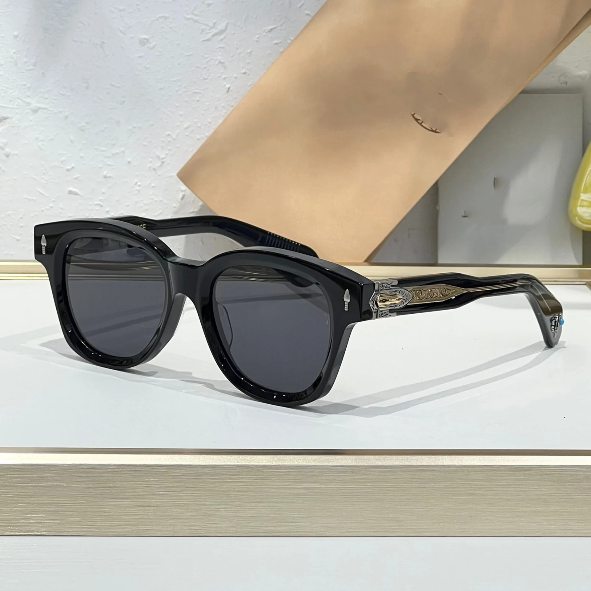 

Square Acetate Sunglasses Women Men UV400 Protection Trendy Fashion Beach Vacation Party Classic Retro Comfortable Eyewear New