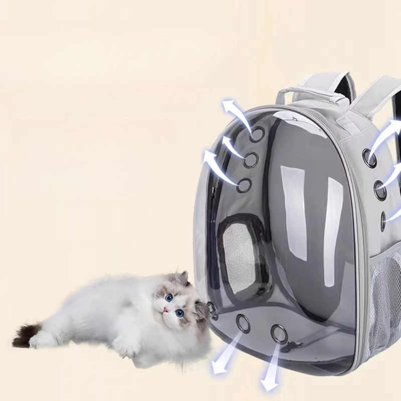 

Cat bag portable go out breathable space capsule large capacity pet backpack