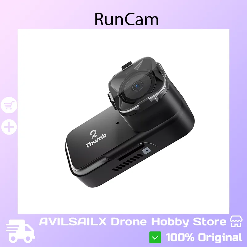 

FPV-камера RunCam Thumb2 27g Mini HD — компактная и легкая для гонок на дронах