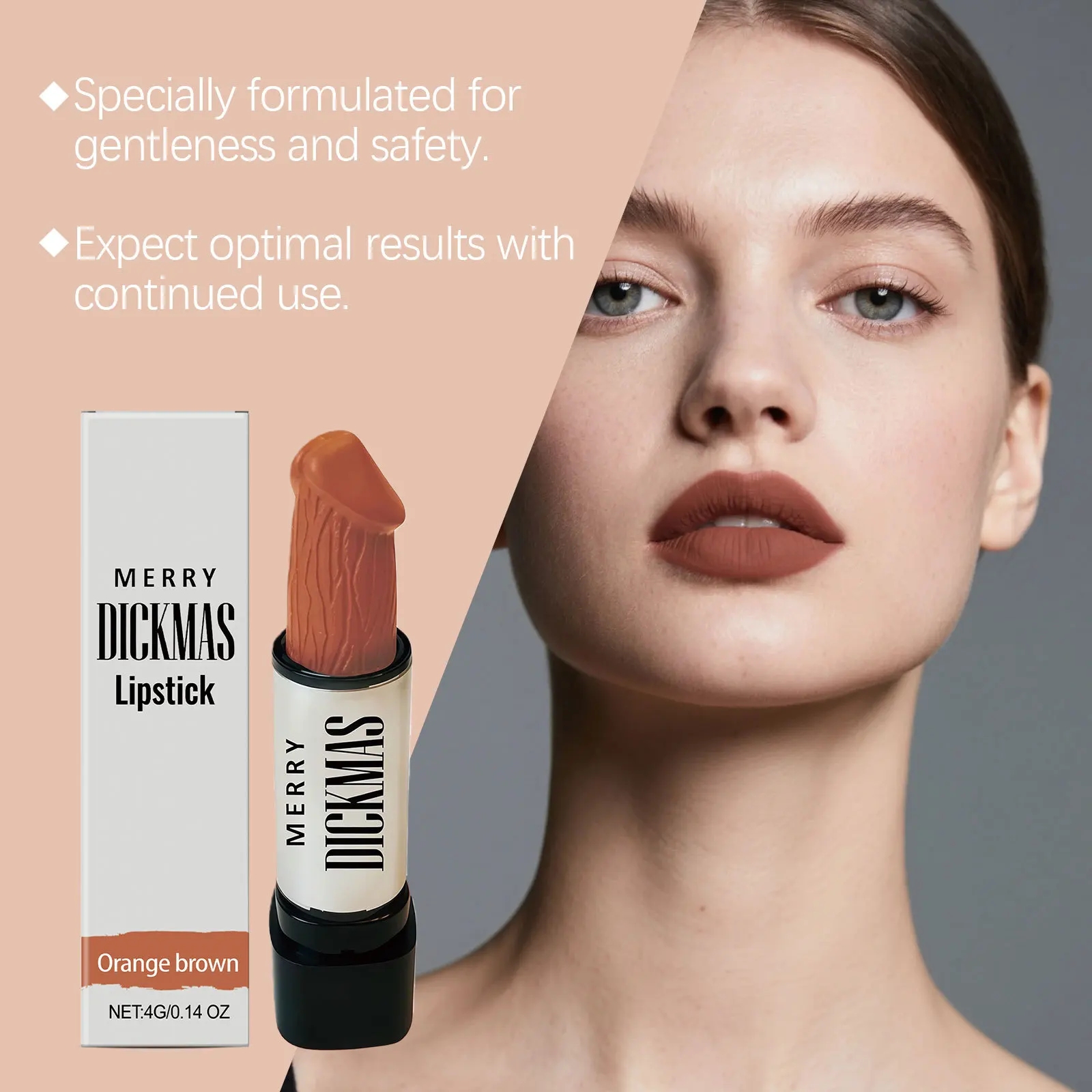 

Christmas secret party lipstick series easy to color natural improvement matte texture not easy to smudge lipstick Makeup