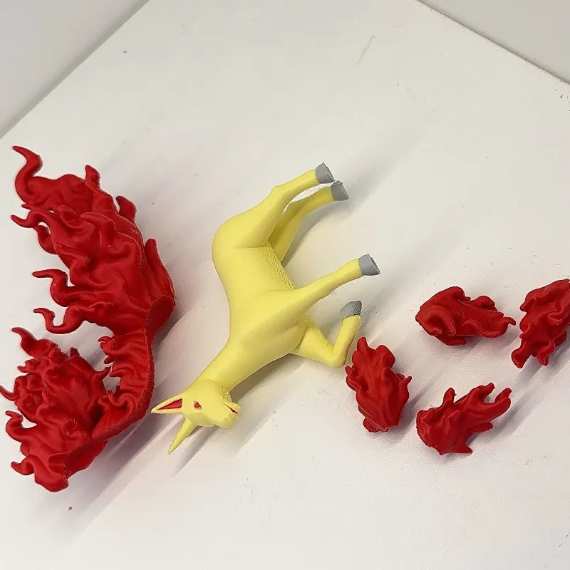 3D Printing 1/20 Scale World Rapidash Pokémon Game Peripheral PLA Collections Model Desktop Ornament Decoration Gift Toy for Boy