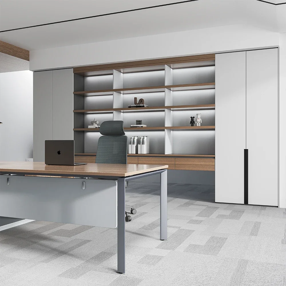 

-Hot Sale Modern Ceo l Shape Executive Desk boss Office Desk High Tech Office Furniture Manager Desk