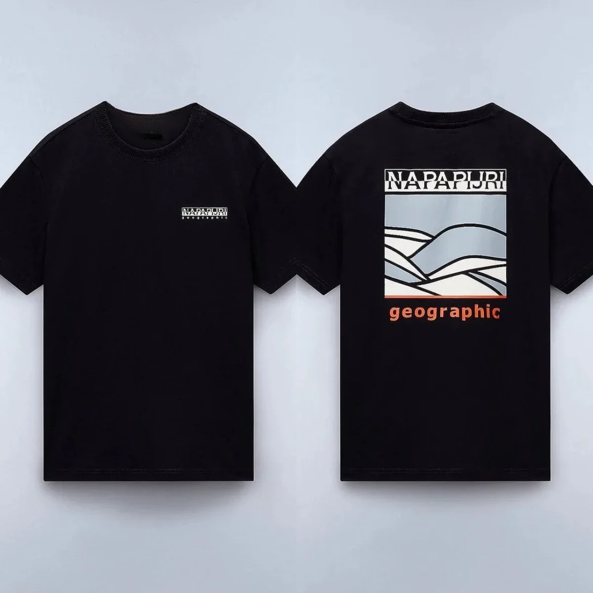 

Summer Men T-shirts Napapijri Logo Brand Peripheral Pattern Printed Summer Luxury Brand Cotton Men's Women's Top Short Sleeves