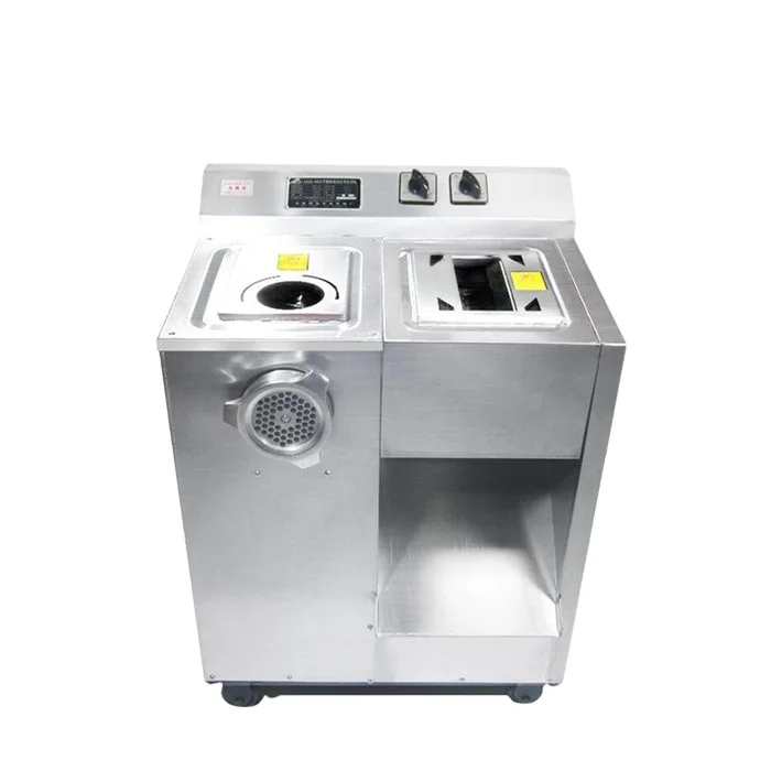 

Multifunctional Replaceable Blade Fresh Meat Cutter Processing Machine Slicer Grinder Shredder Dicer Sausage Stuffer All in One