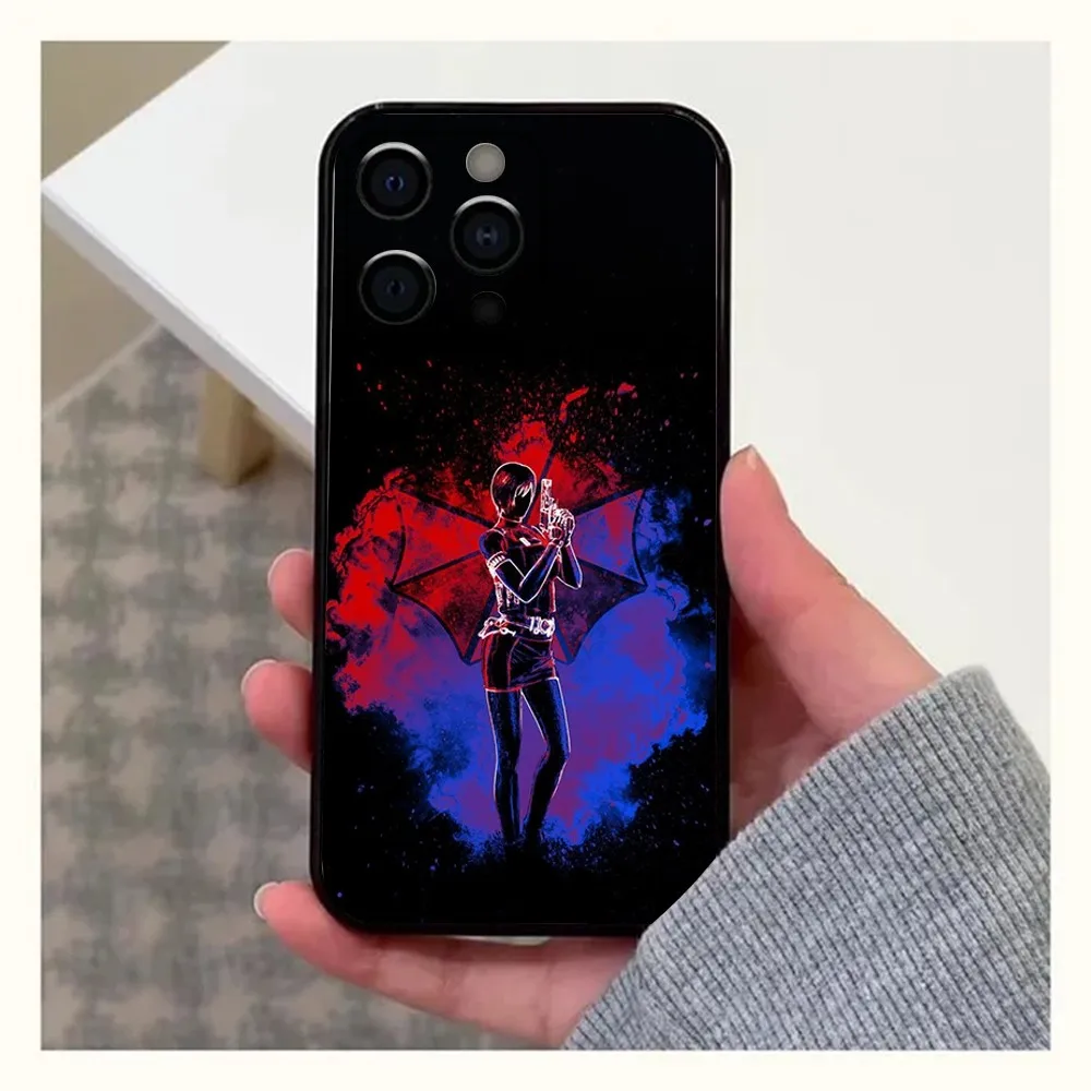Game R-Resident E-Evils Phone Case For Apple iPhone 15,14,13,12,11,Pro,X,XS,Max,XR,Plus,Mini Soft Black Cover