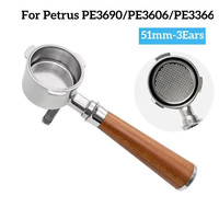 Bottomless Portafilter Holder, Coffee Maker, Portafilter, Portafilter, 51mm, Petrus PE3690, PE3606, PE3366