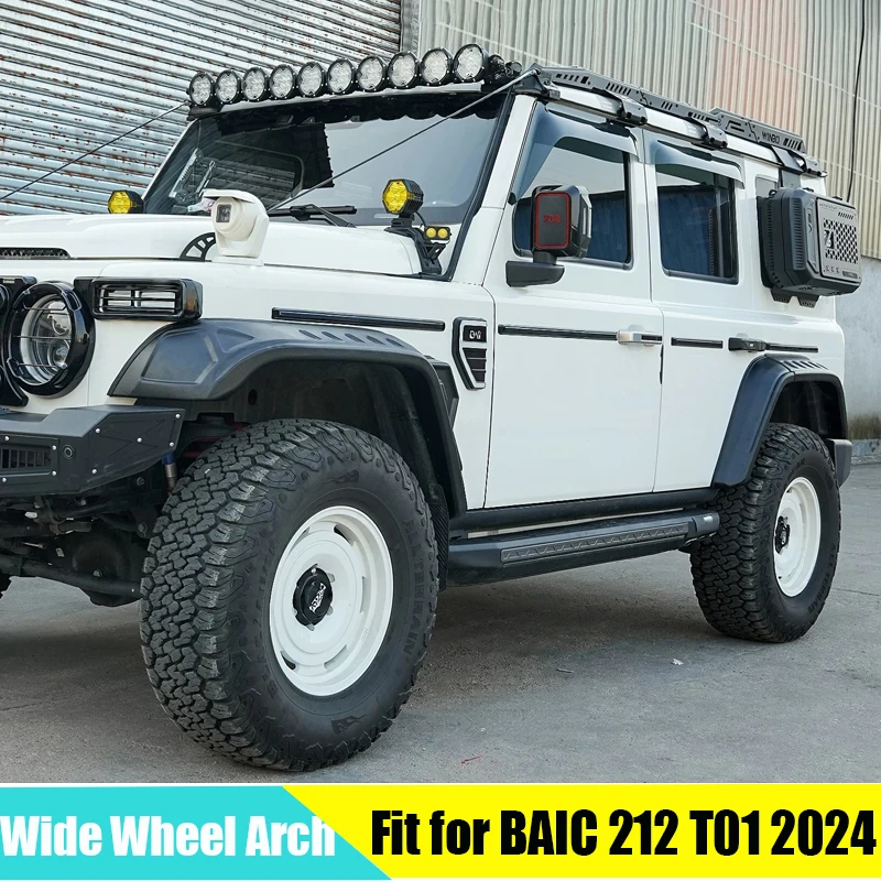 Car All Inclusive Wide Body Wheel Arch Suitable for BAIC 212 T01 2024 2025 2026 Modified Auto Widened Wheel Arch Car Accessories
