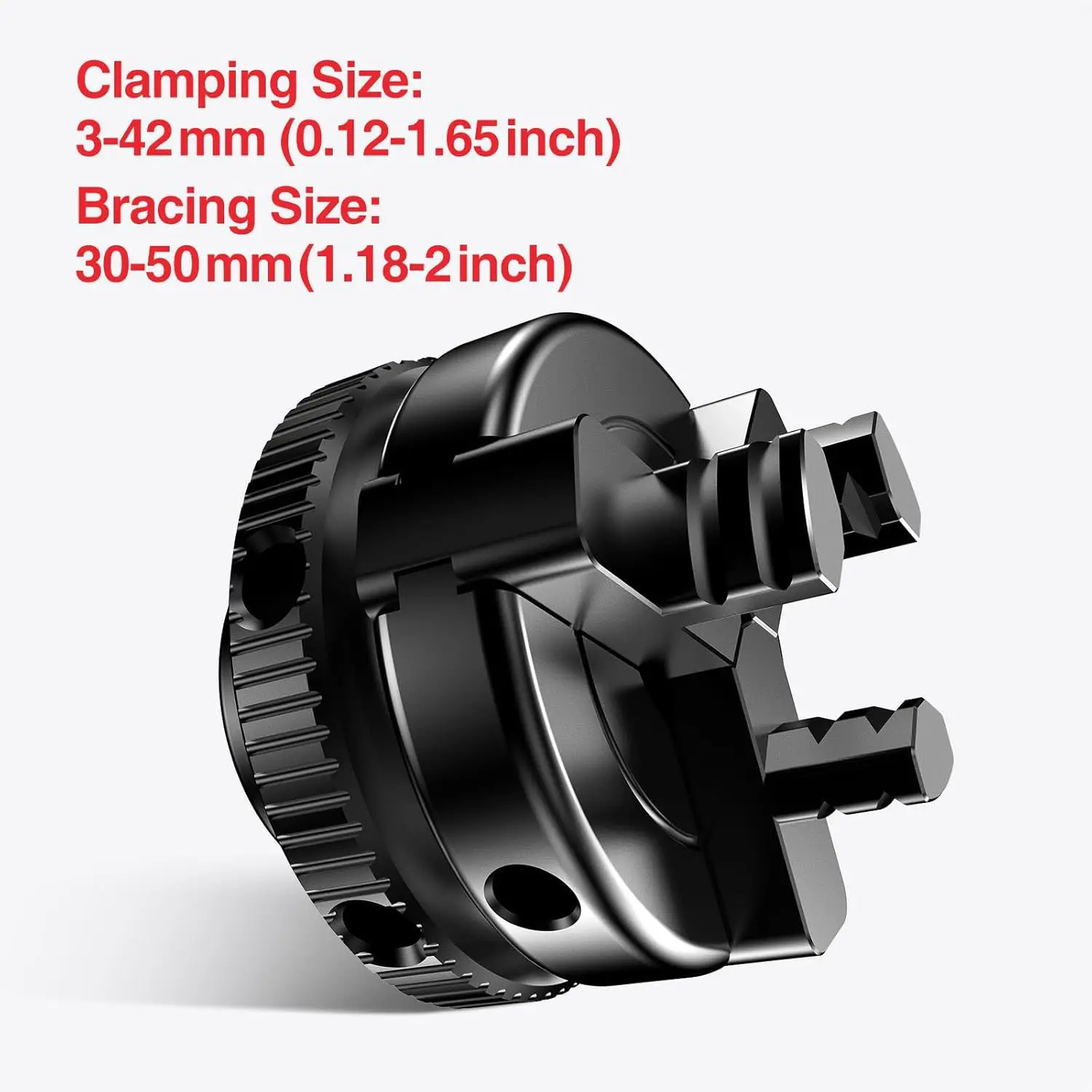 Steel 2 Inch Mini 3-Jaw Self-Centering Woodworking  Clamp