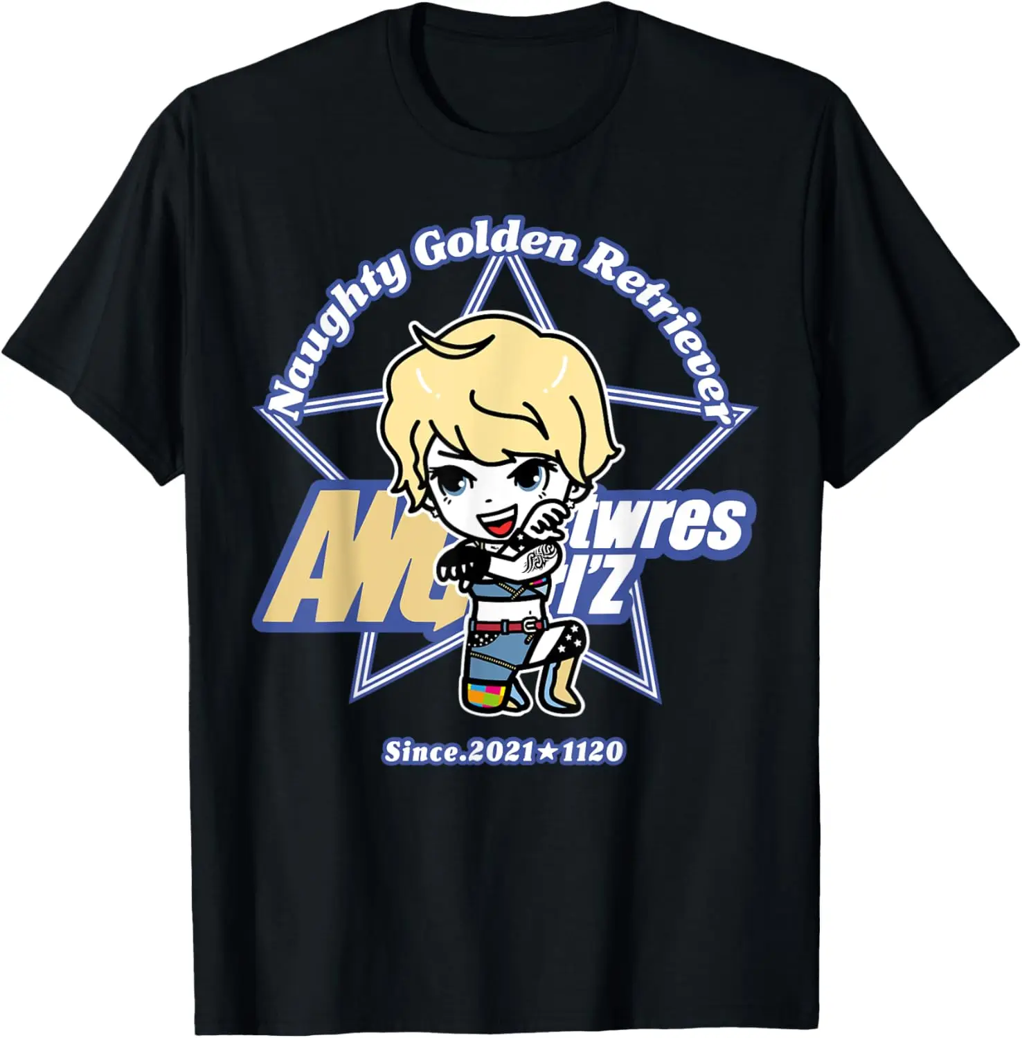 

Actress Girls Characters CK001 Women's Pro Wrestling T-Shirt