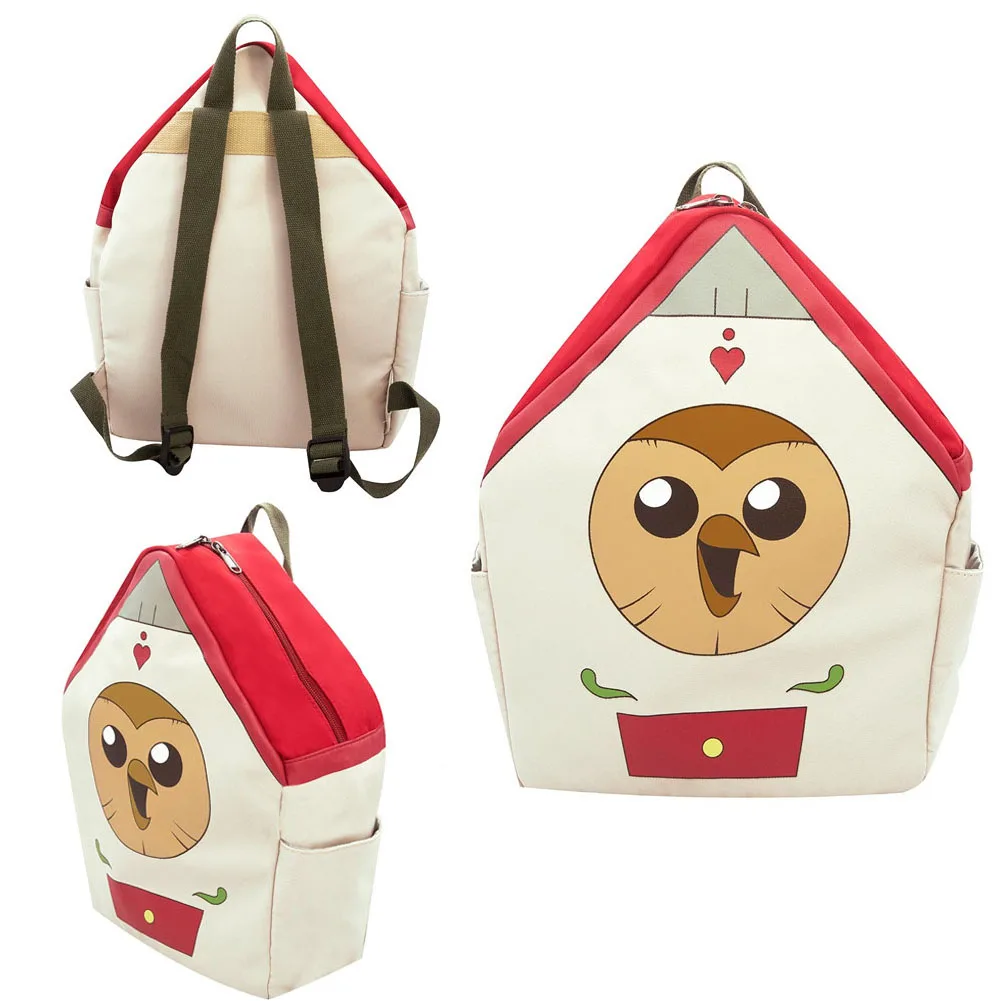 Anime The Owl Cos House Hooty Cosplay Shoulder Bag Backpack Canvas Bags School Bag Unisex Zipper Messenger Bag Adult Kids Gifts