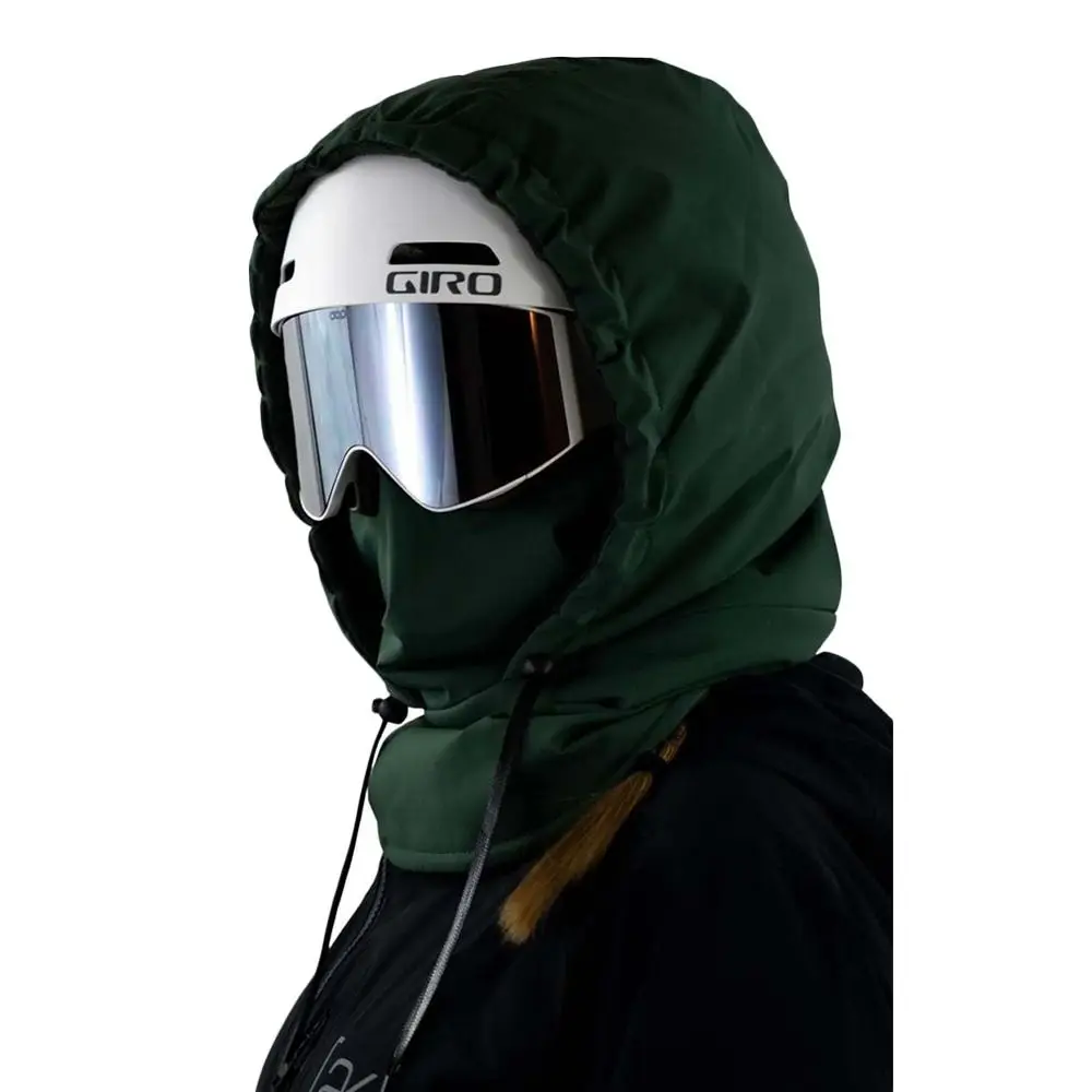 Winter Down Hooded Hats Ultralight Cold-proof Coat Short Tank Top Removable Neck Cover Drawstring Scarf Balaclava Hat Women's