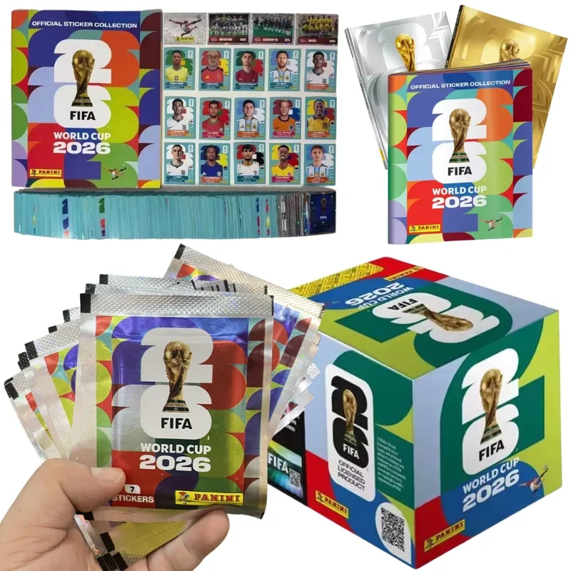 In Stock Panini 2026 FIFA World Cup Sticker Pack Panini Soccer Card Panini Cards Soccer Memorabilia Collection Football Cards