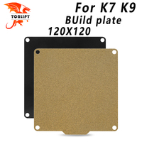 For Easythreed K7 K9 120x120mm Build Plate Texture Pei Spring Steel Double-sided PEI With Magnetic Base For Mini 3D Printer