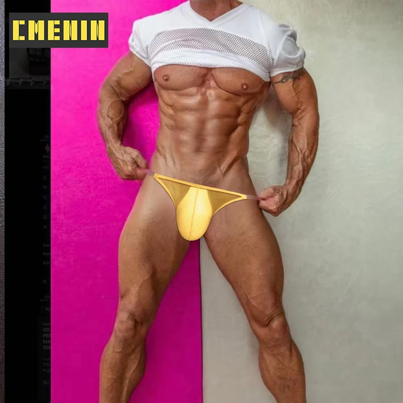 

Sexy Men Gay Jockstrap Thongs Mens Underwear Low Waist Hip Raise Men's Lingerie Ultra-thin Breathable Man G-Strings Underpants
