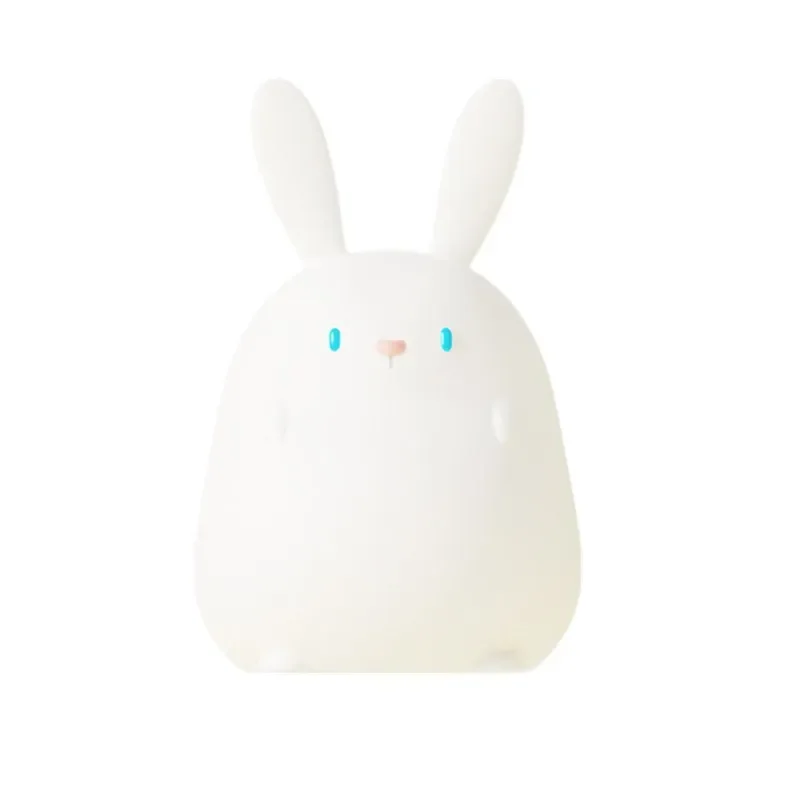 48Pcs/Lots Rabbit Silicone Light, Bedroom Bedside Ambient Light, Children's Eye Protection, Charging, Sleeping Night Lamp