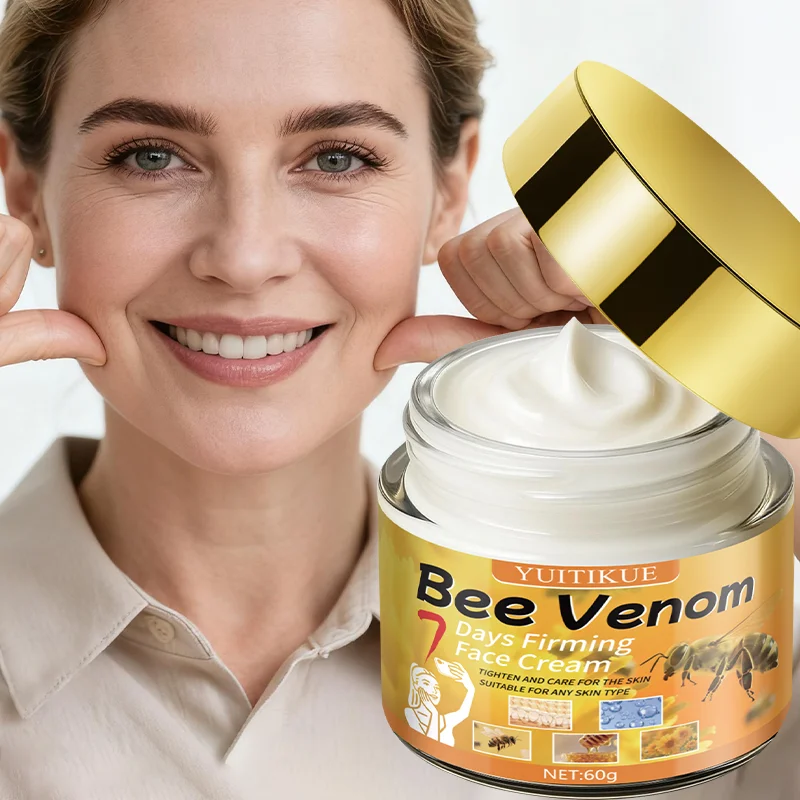 كريم YUITIKUE Bee Venom لشد البشرة لمدة 7 أيام، مناسب لجميع أنواع البشرة، يستخدم لشد البشرة والعناية بالترطيب #2