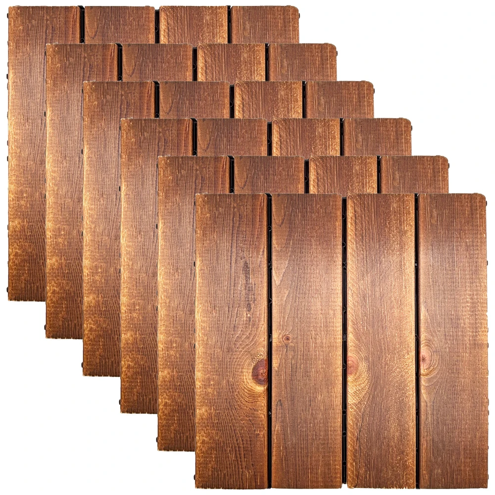 

30Pcs Decoration Of Household Splicing Solid Wood Flooring, Terrace, Courtyard, Outdoor Ground, Balcony Renovation